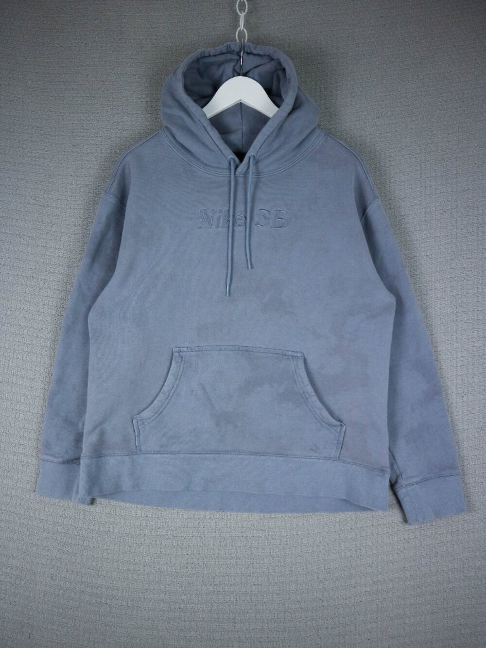 Nike SB Embroidered Violet Purple Cotton Hoodie Mens XL